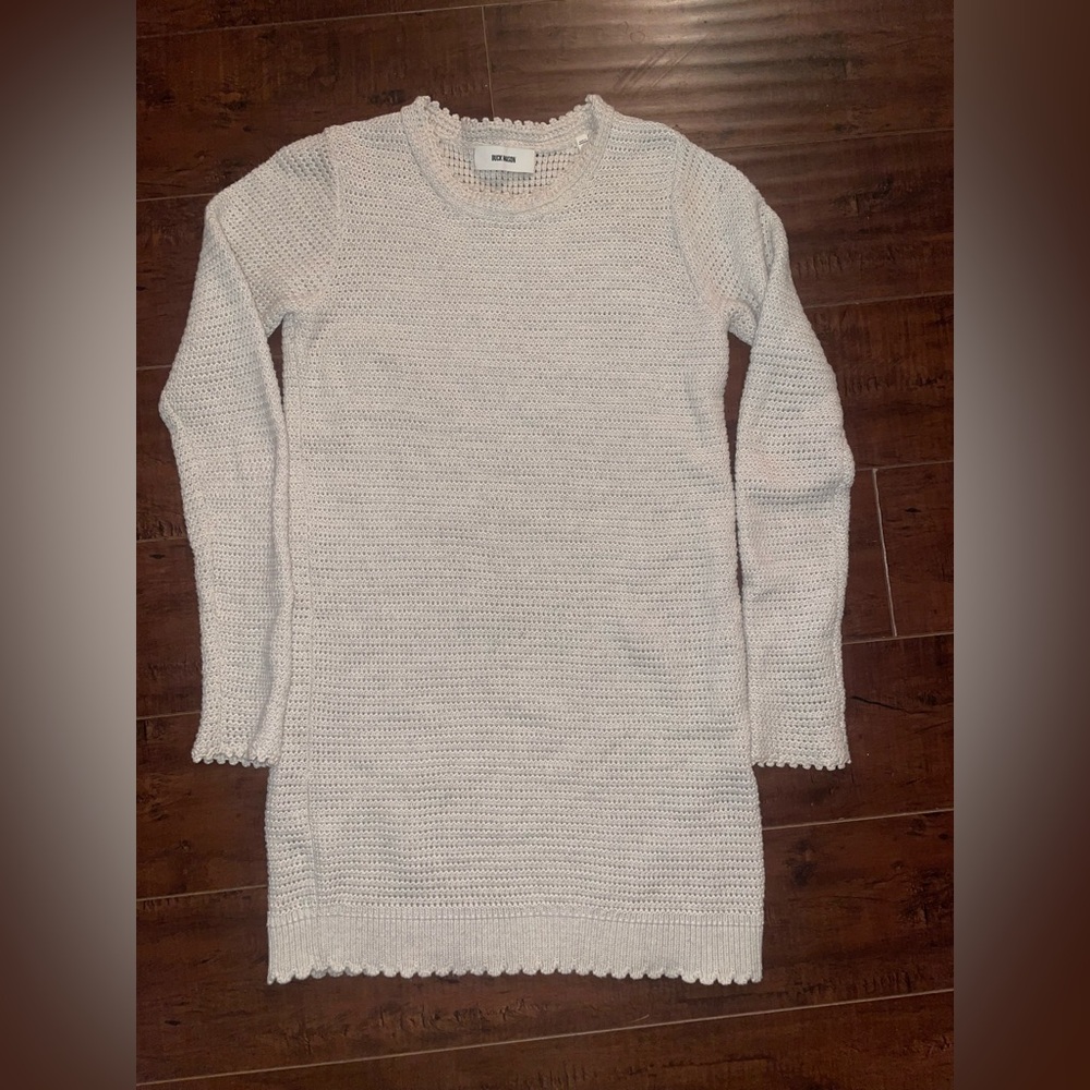 Buck Mason Cream Sweater Dress